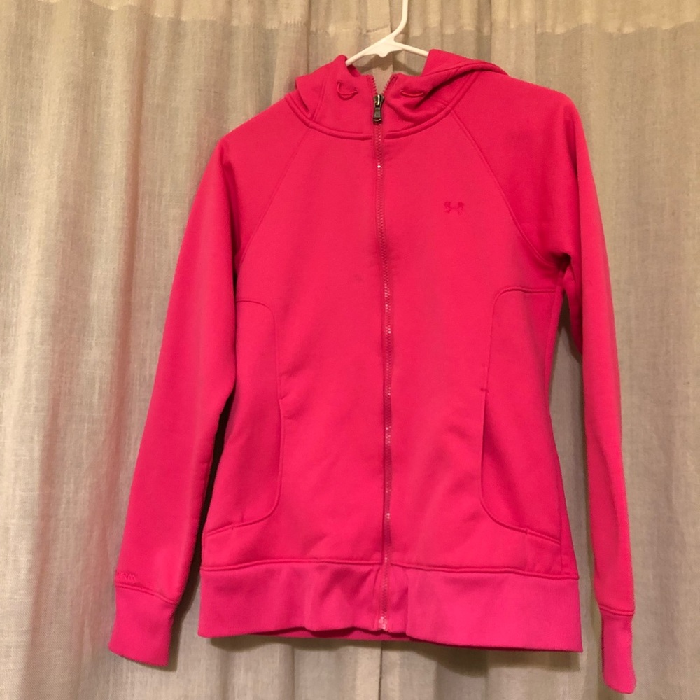 Pink zip up hoodie